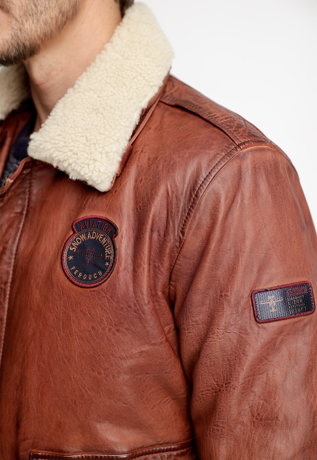 CHAQUETA PILOT ARKANSAS BROWN FE - 3