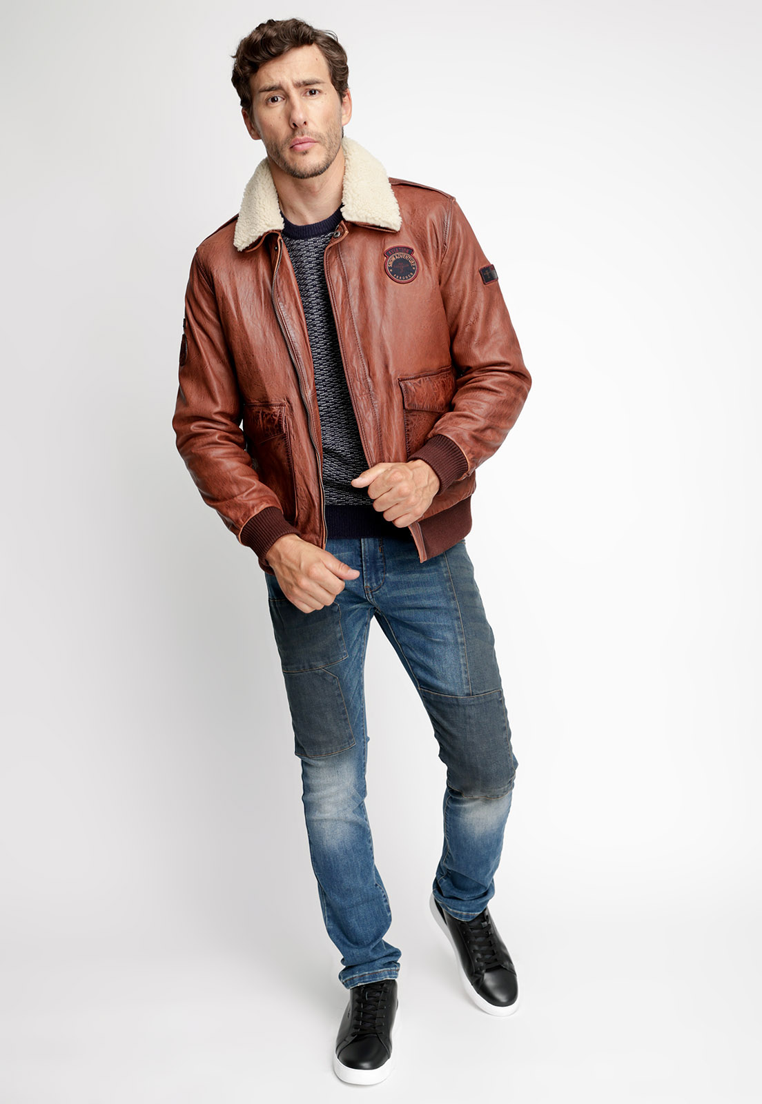 CHAQUETA PILOT ARKANSAS BROWN FE - 4