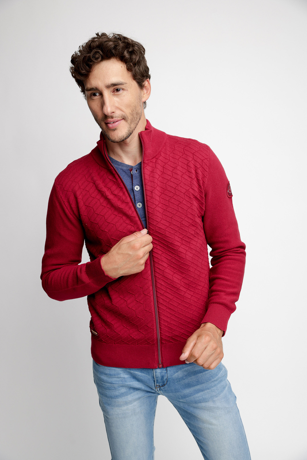 SWEATER NEVADA BURGUNDY - 1