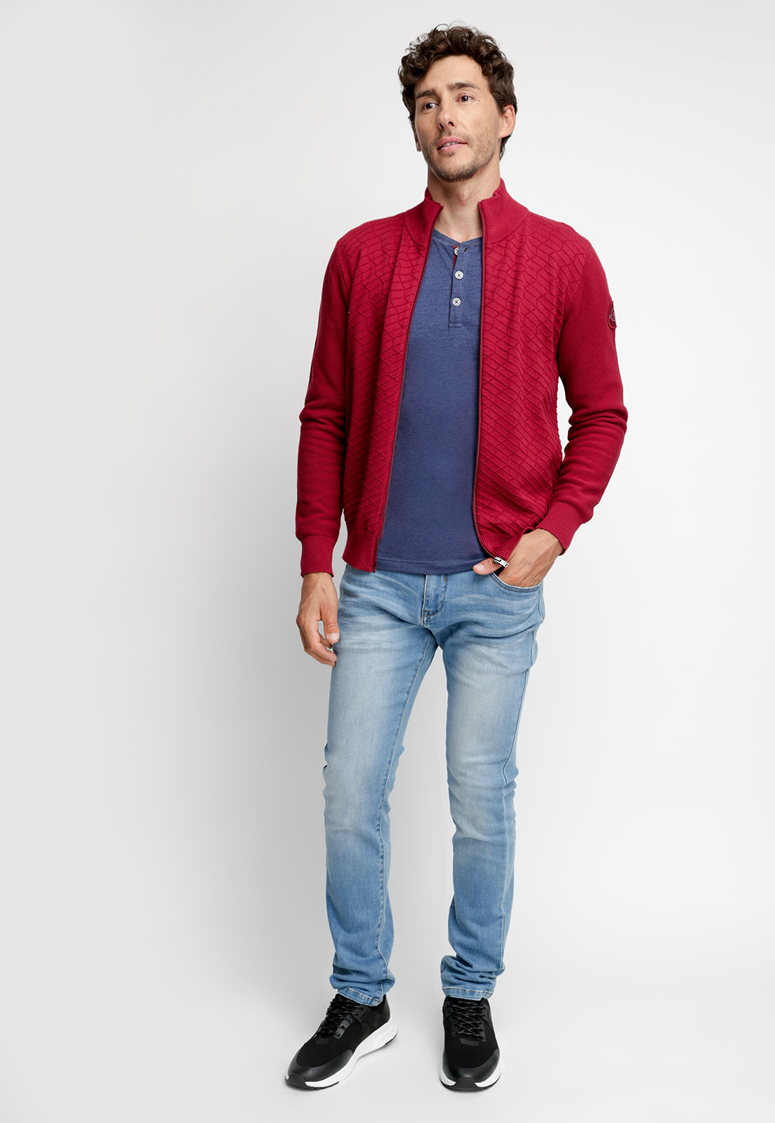 SWEATER NEVADA BURGUNDY - 3