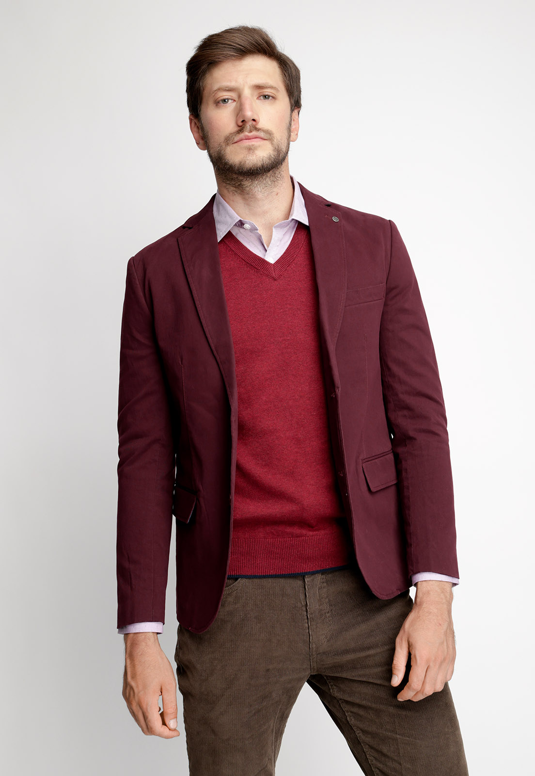 BLAZER STANDFORD FJ BURGUNDY - 1
