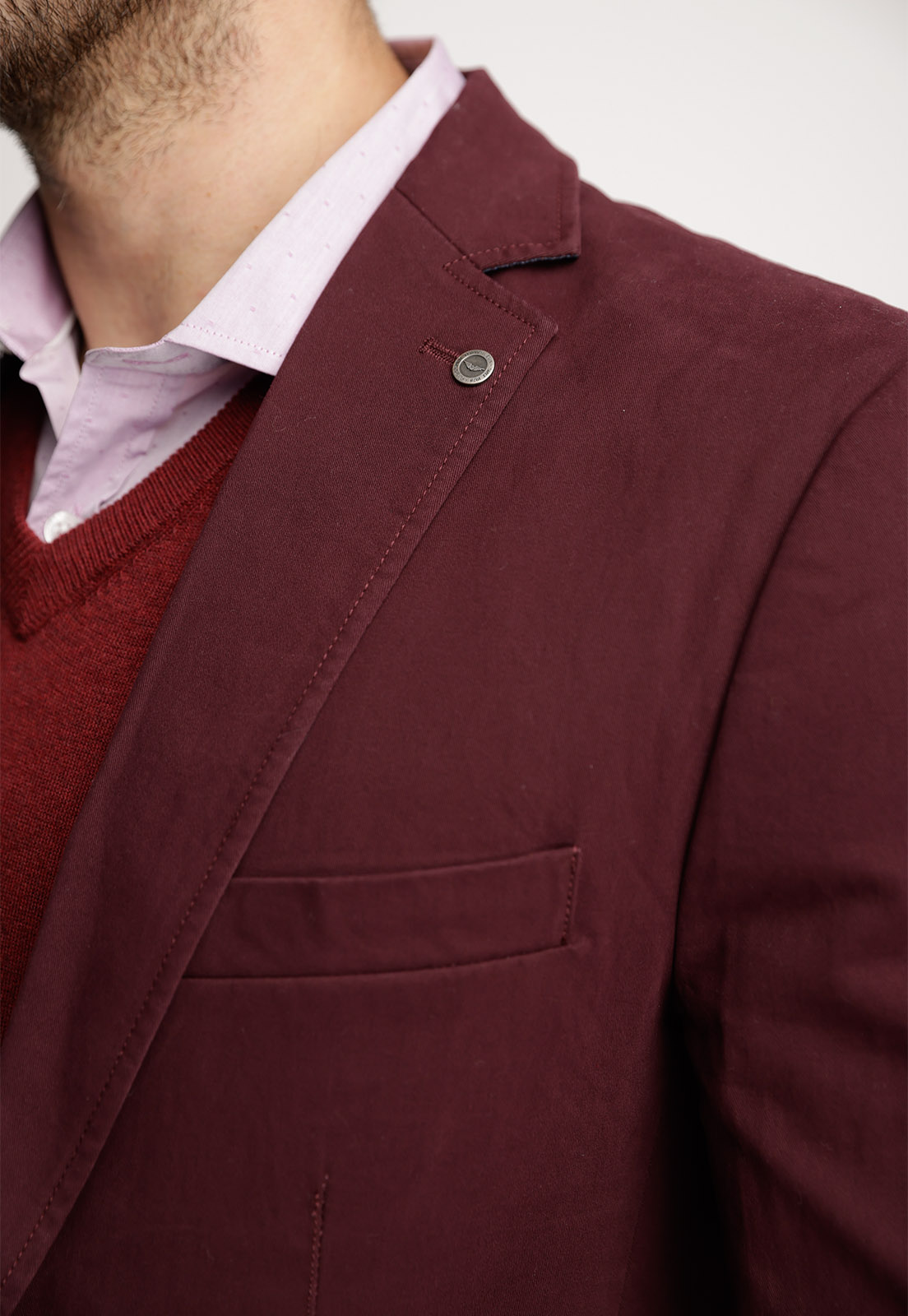 BLAZER STANDFORD FJ BURGUNDY - 3