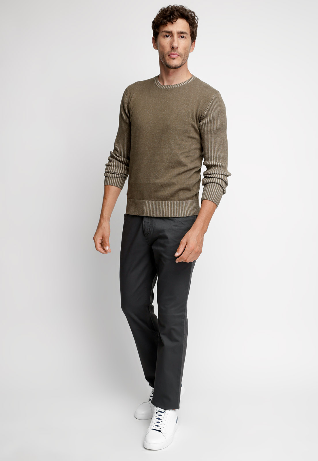 SWEATER GEORGIA MILITAR MELANGE - 4