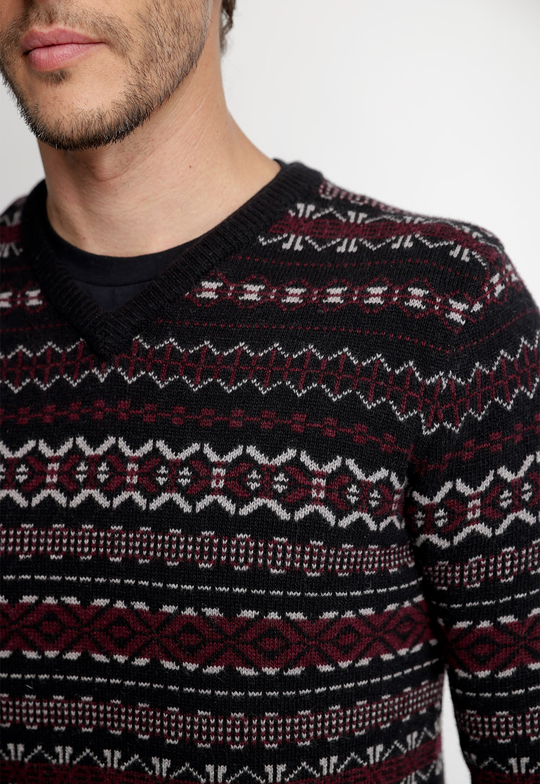 SWEATER COLORADO BURGUNDY - 3