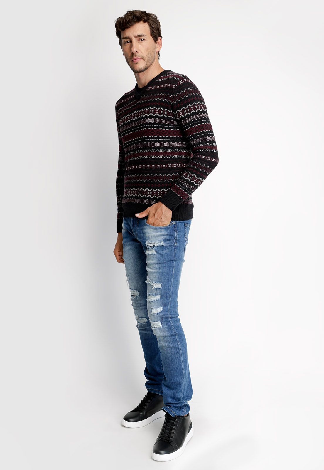 SWEATER COLORADO BURGUNDY - 4