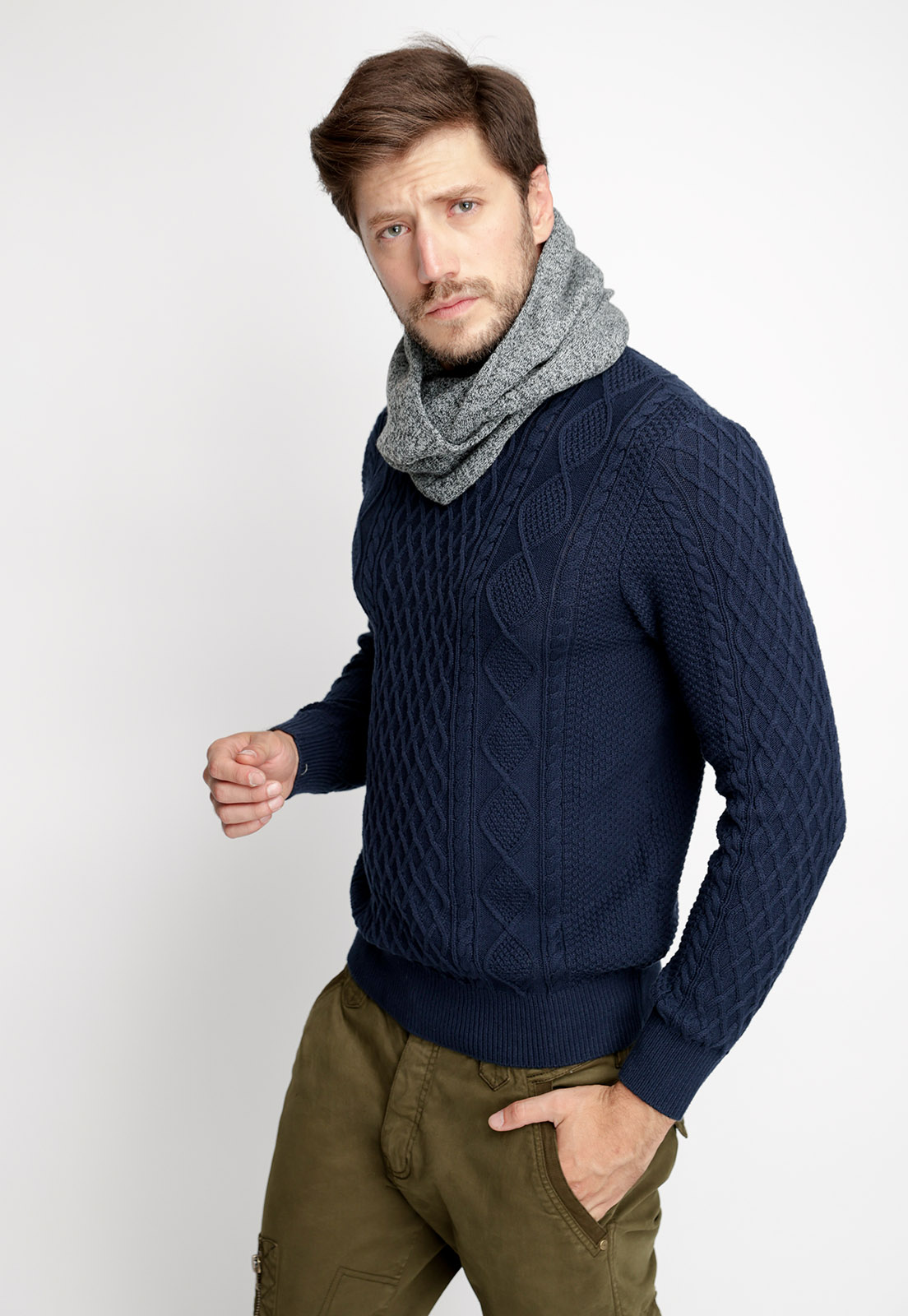 SWEATER TEXAS NAVY FE - 1