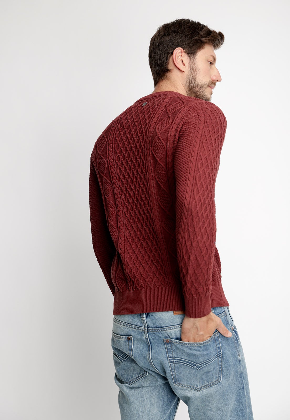 SWEATER TEXAS MERLOT - 2