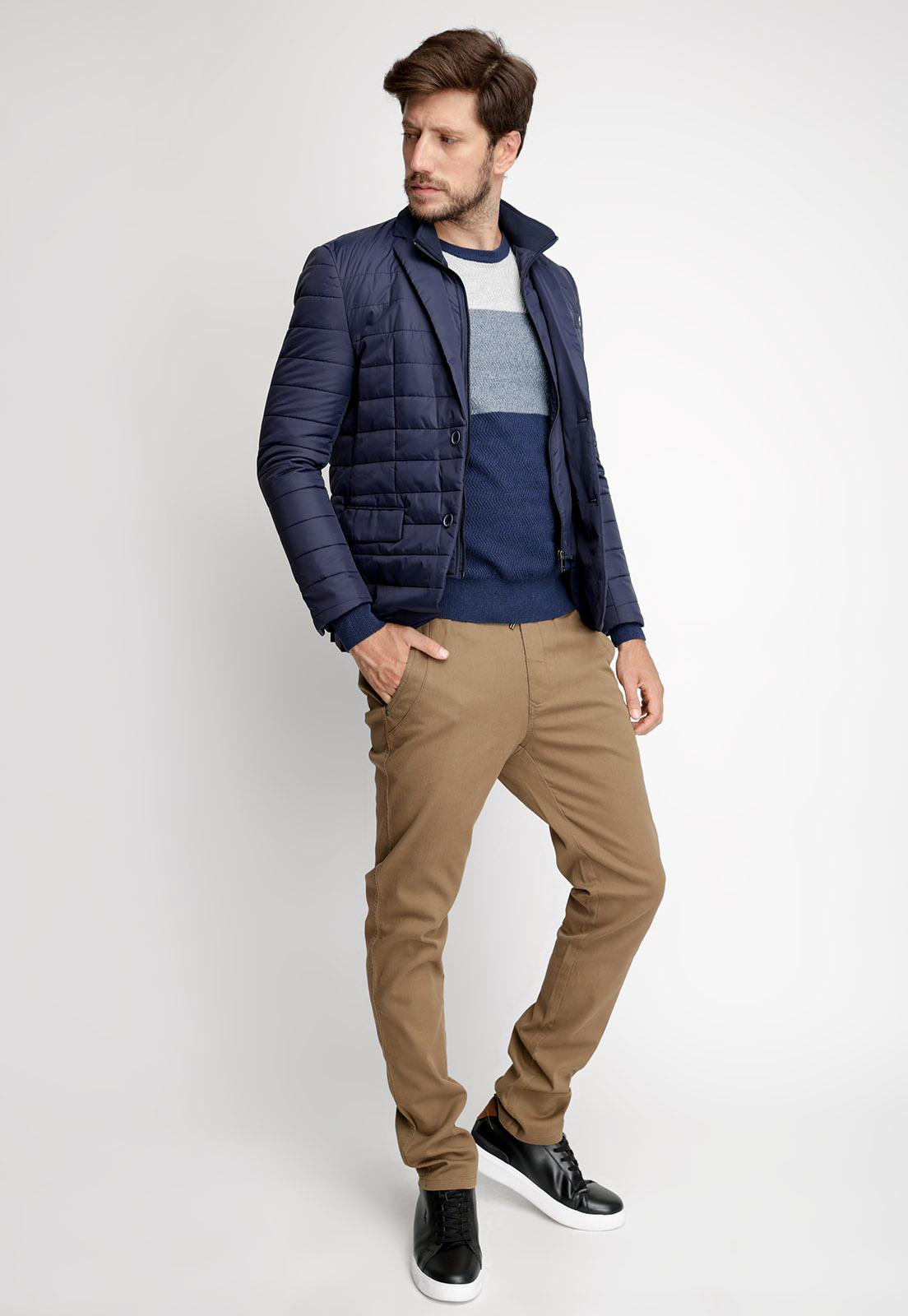 BLAZER BROOKLYN PADDING F NAVY - 4