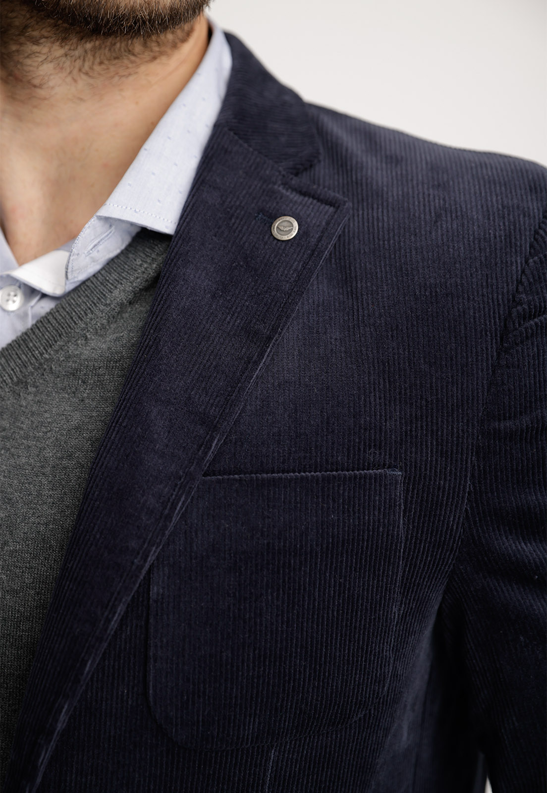 BLAZER CORDUROY ALBANY NAVY - 3