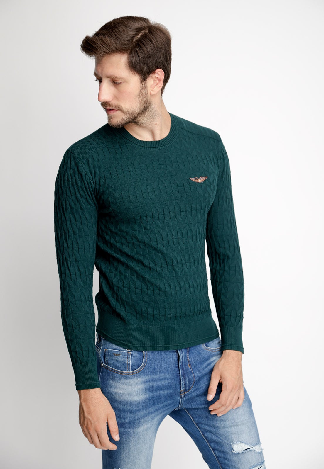 SWEATER OKLAHOMA GREEN - 1