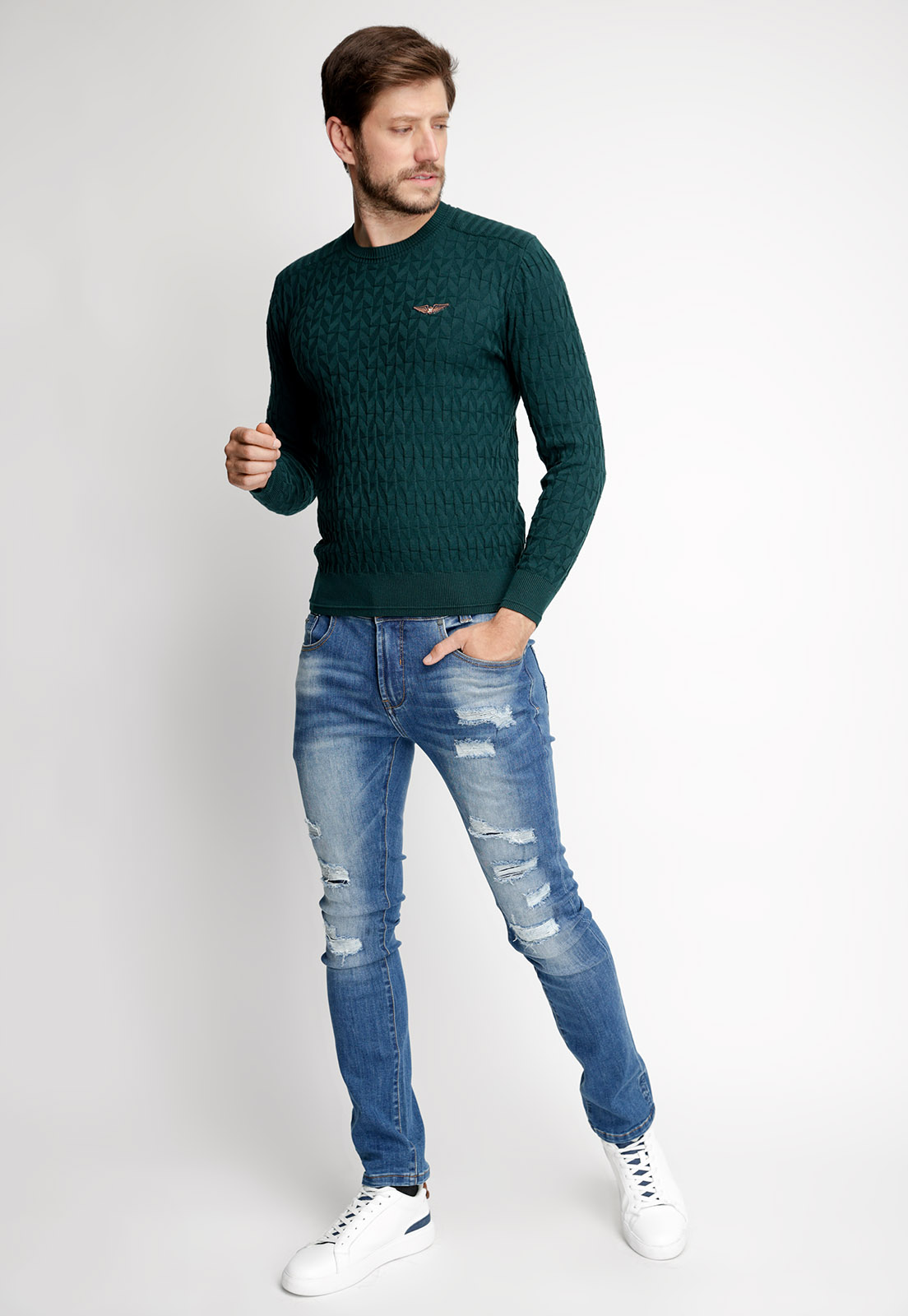 SWEATER OKLAHOMA GREEN - 4