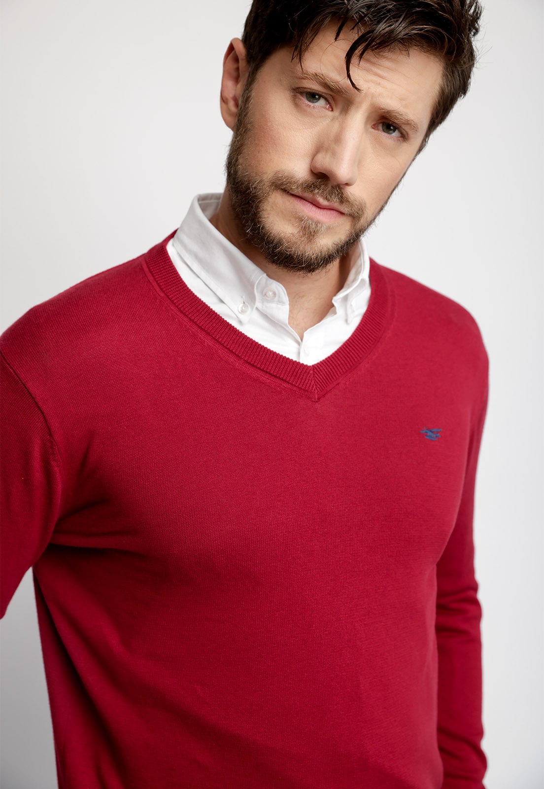 SWEATER SMART CASUAL RED - 3