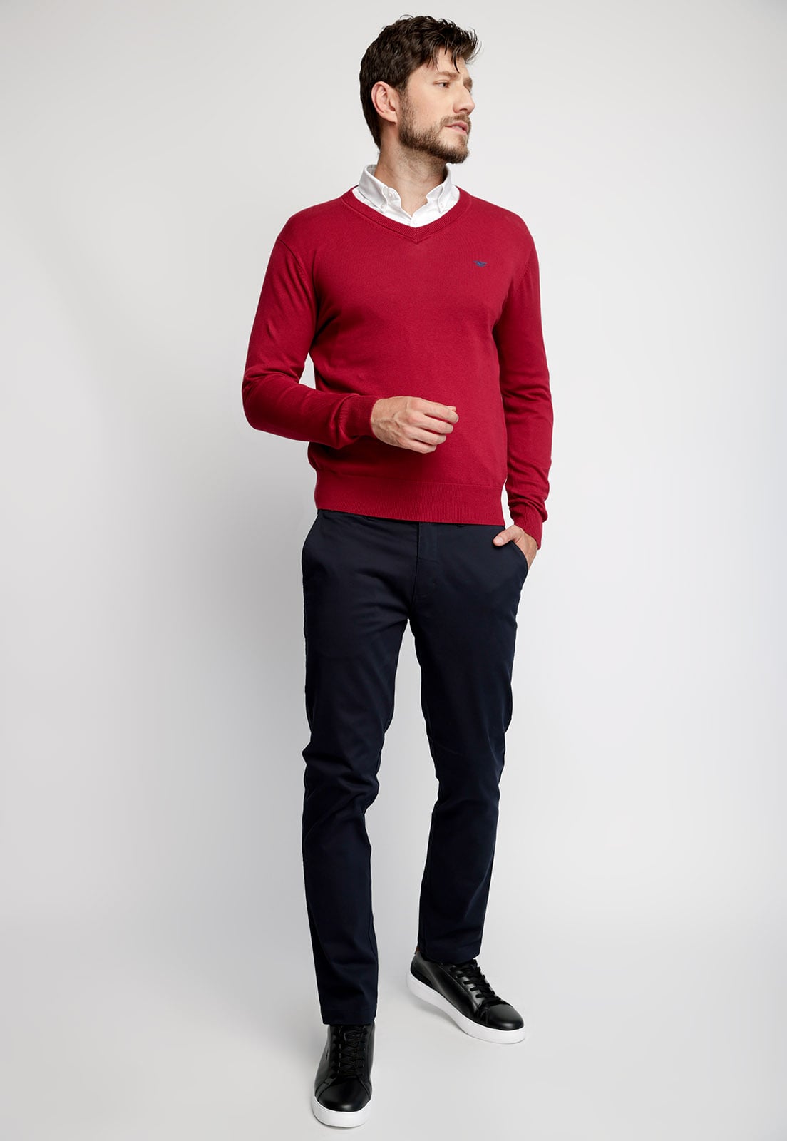 SWEATER SMART CASUAL RED - 4
