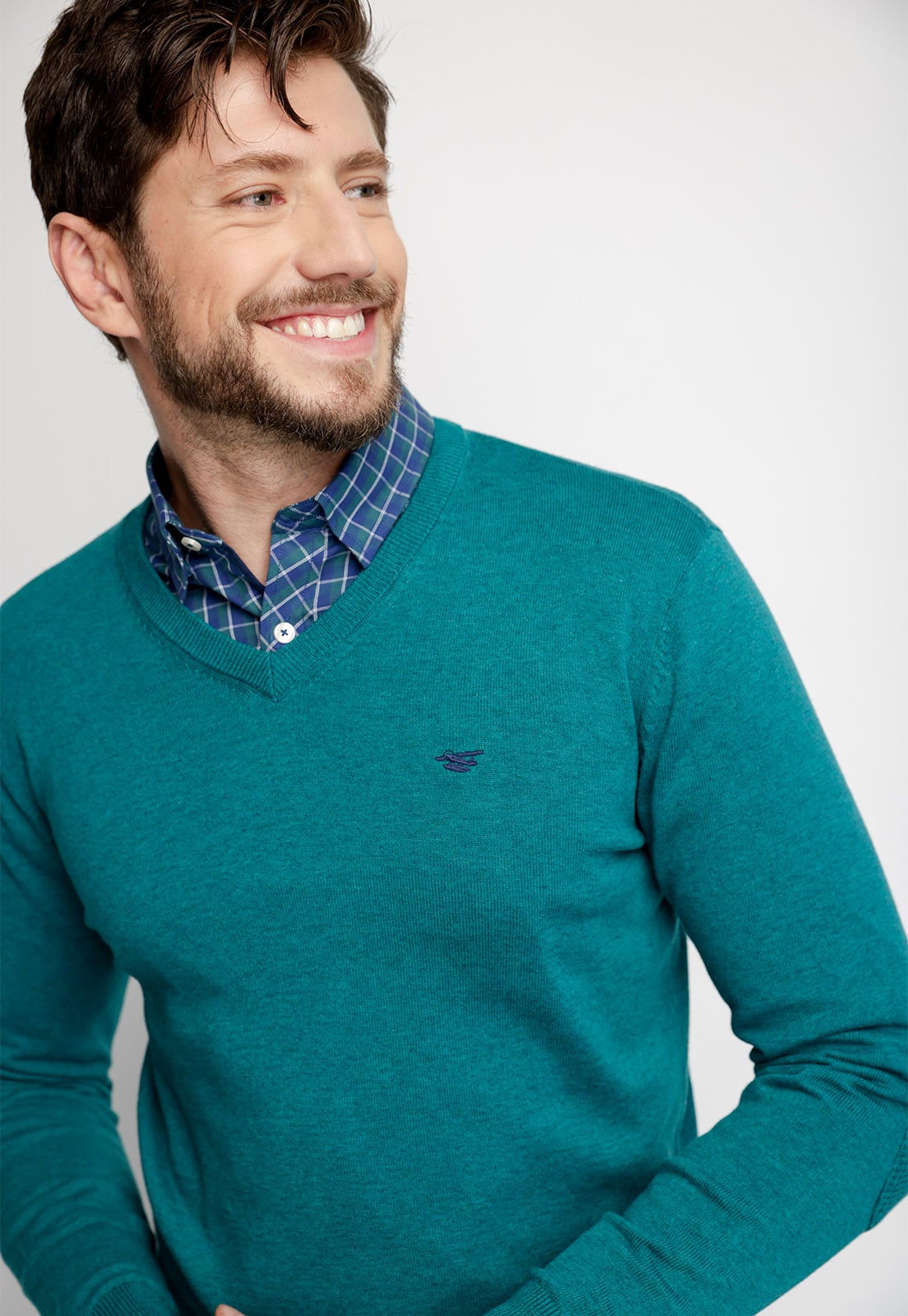 SWEATER MELANGE SMART CASUAL RIVER MELANGE - 3