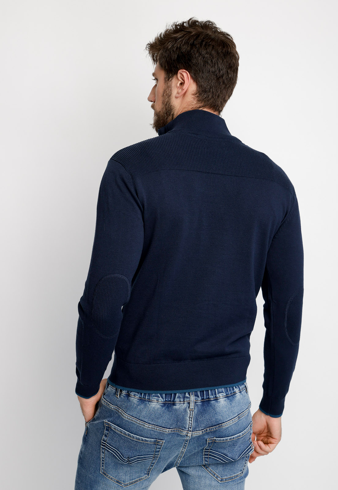 SWEATER LONDON SMART CASUAL NAVY - 2