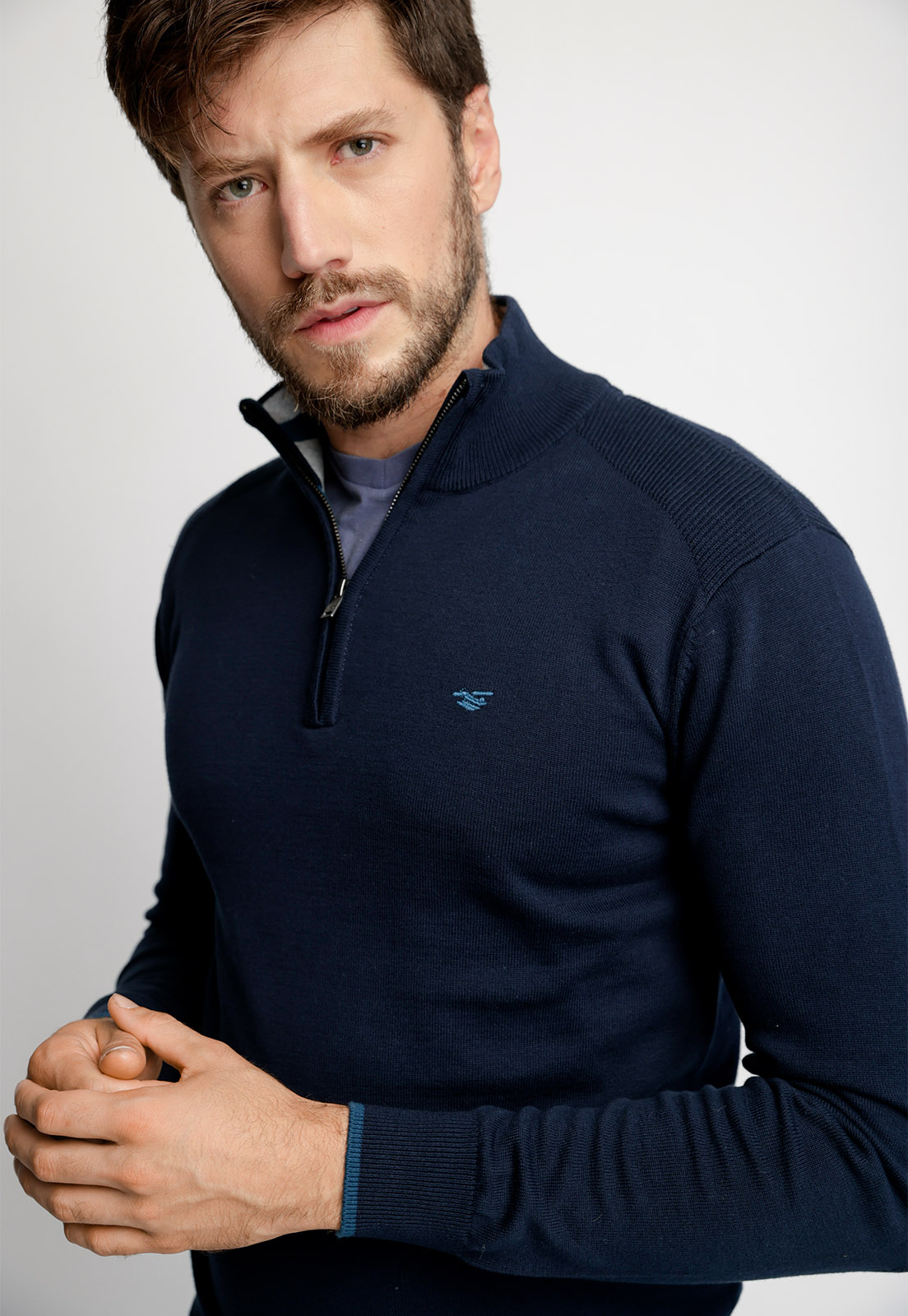 SWEATER LONDON SMART CASUAL NAVY - 3