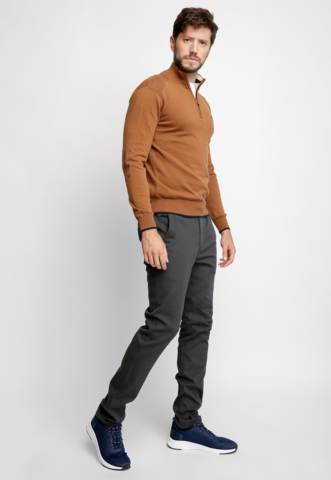 SWEATER LONDON SMART CASUAL CAMEL - 4