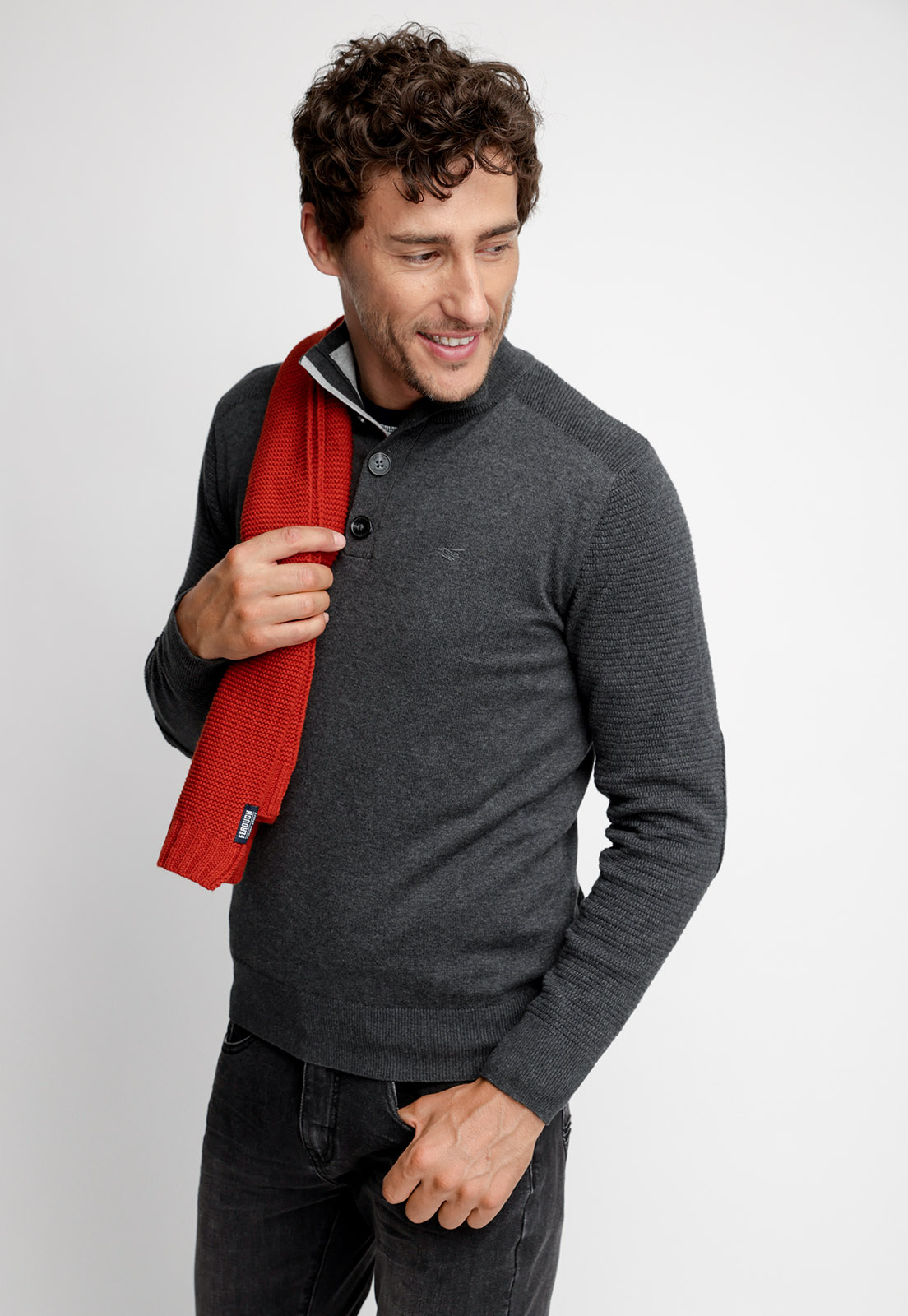 SWEATER KENTUCKY GRAFITO MELANGE - 1
