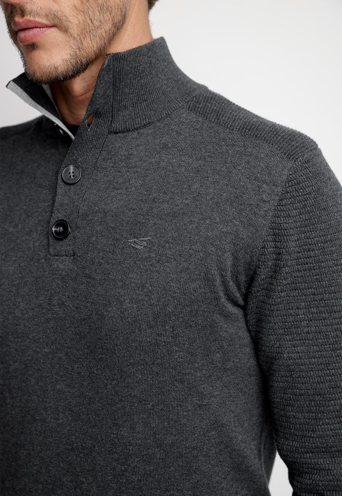SWEATER KENTUCKY GRAFITO MELANGE - 3