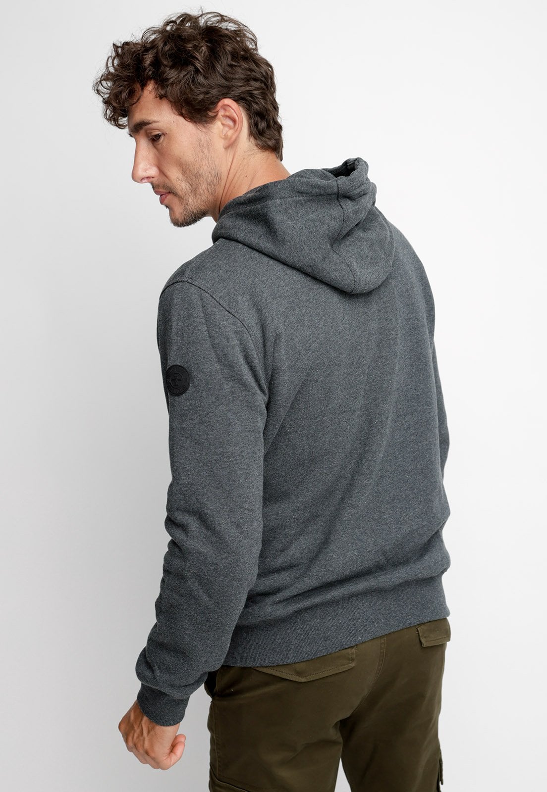 POLERÓN HOODIE GRAFITO MELANGE - 2