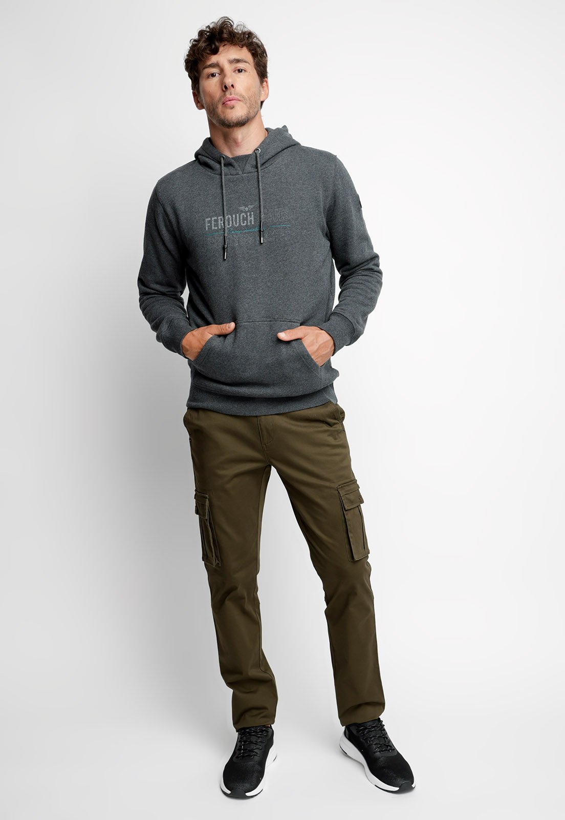 POLERÓN HOODIE GRAFITO MELANGE - 4