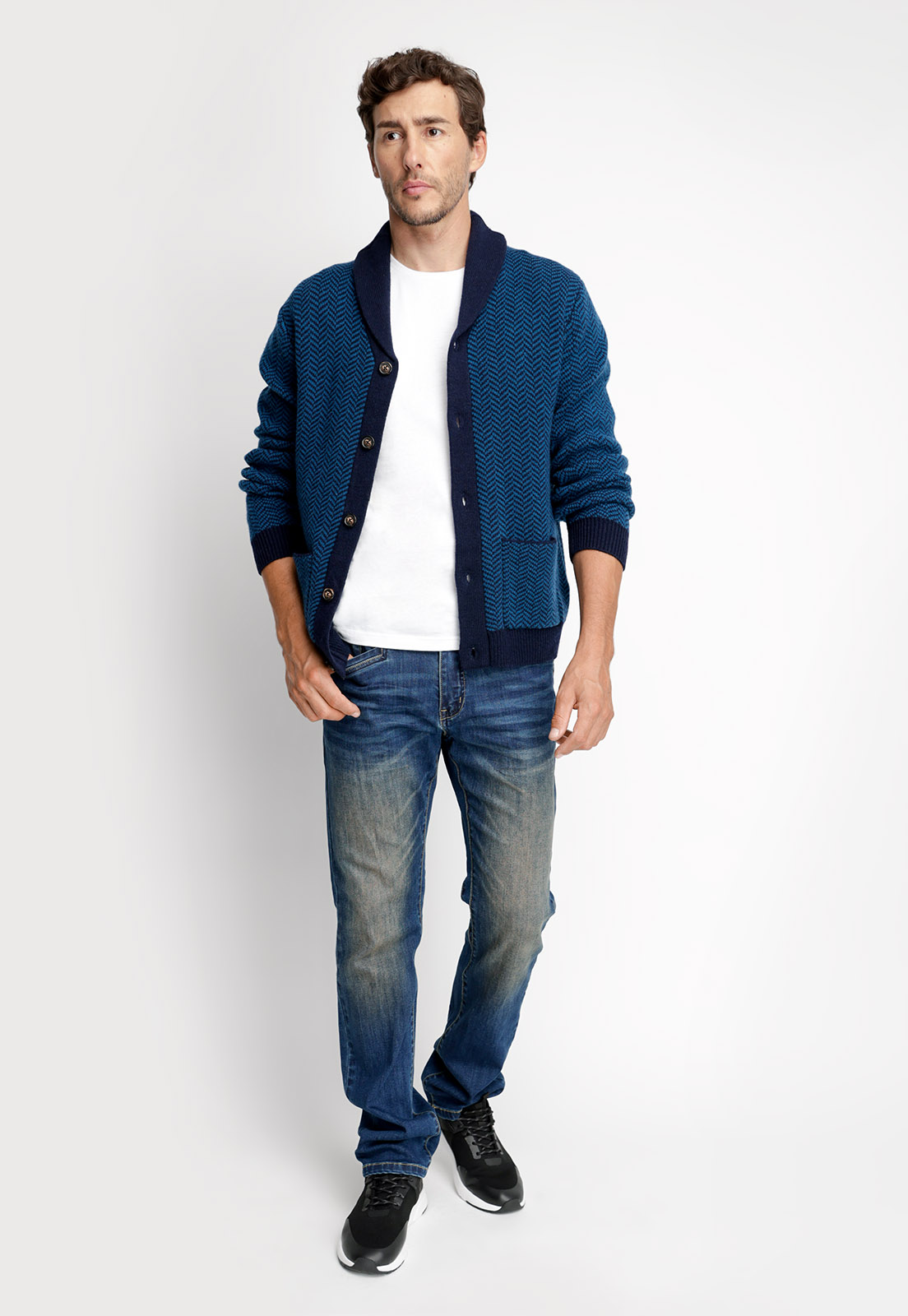 CARDIGAN MONTANA NAVY - 4