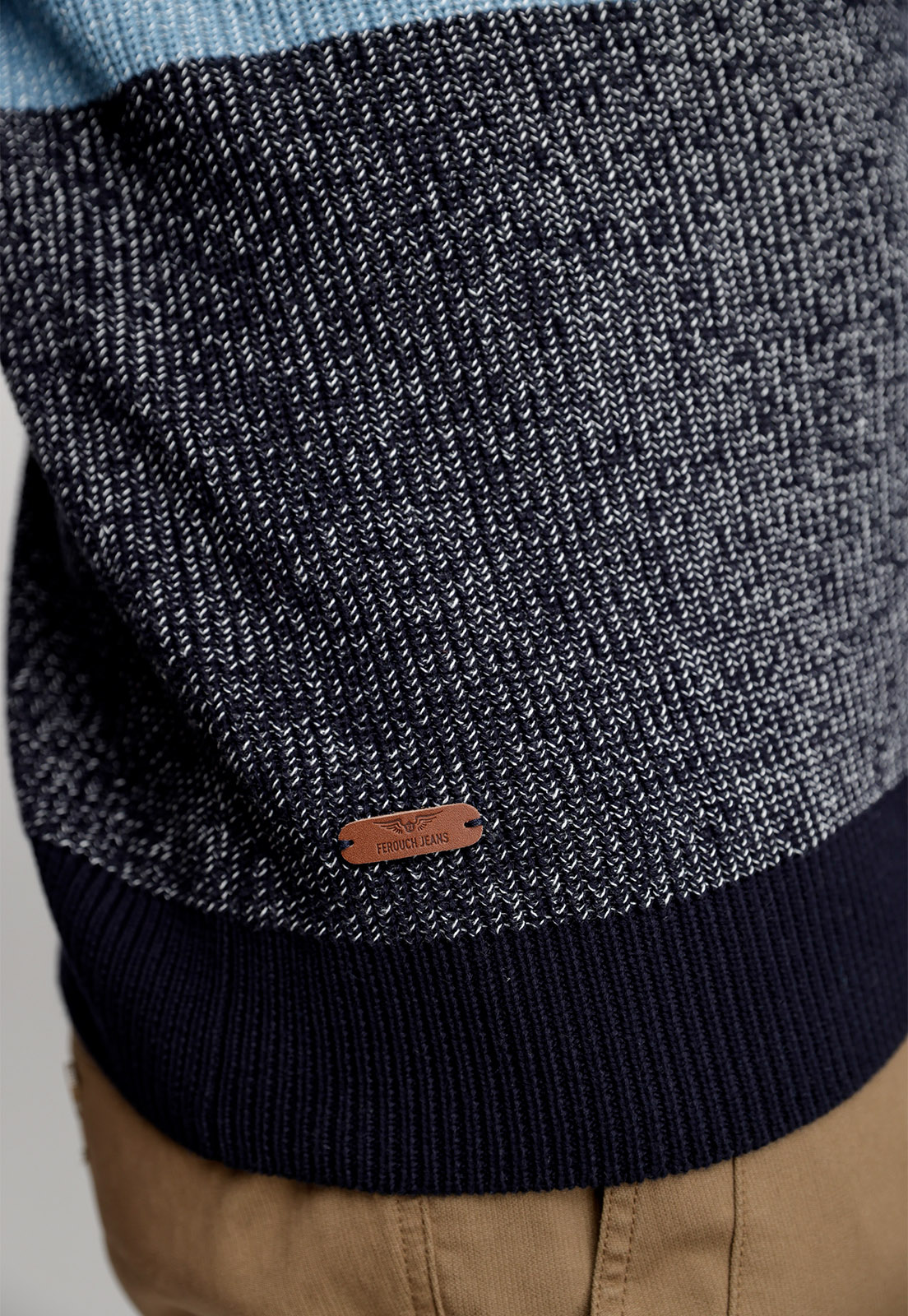 SWEATER PENSILVANIA BLUE MELANGE - 3