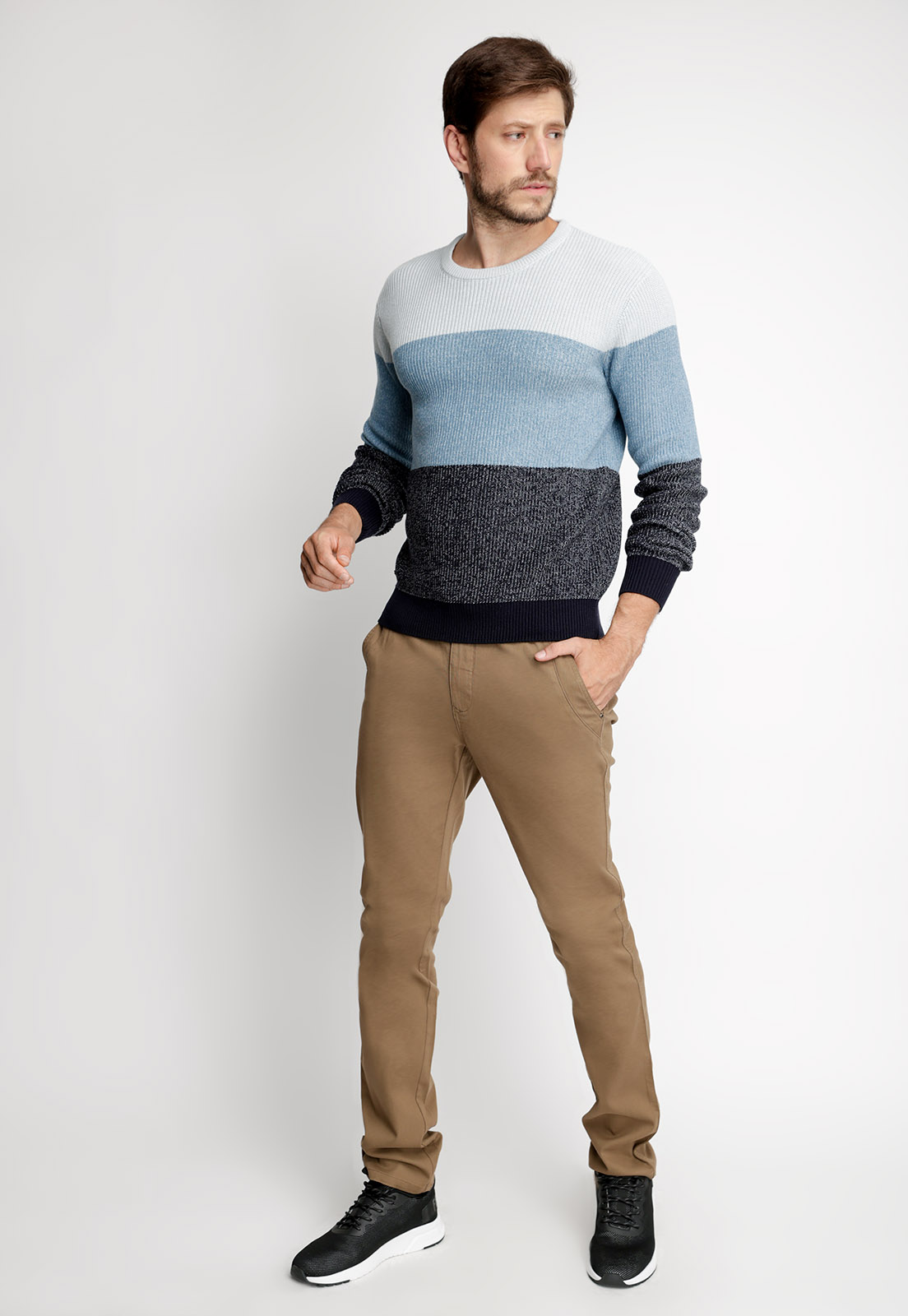 SWEATER PENSILVANIA BLUE MELANGE - 4