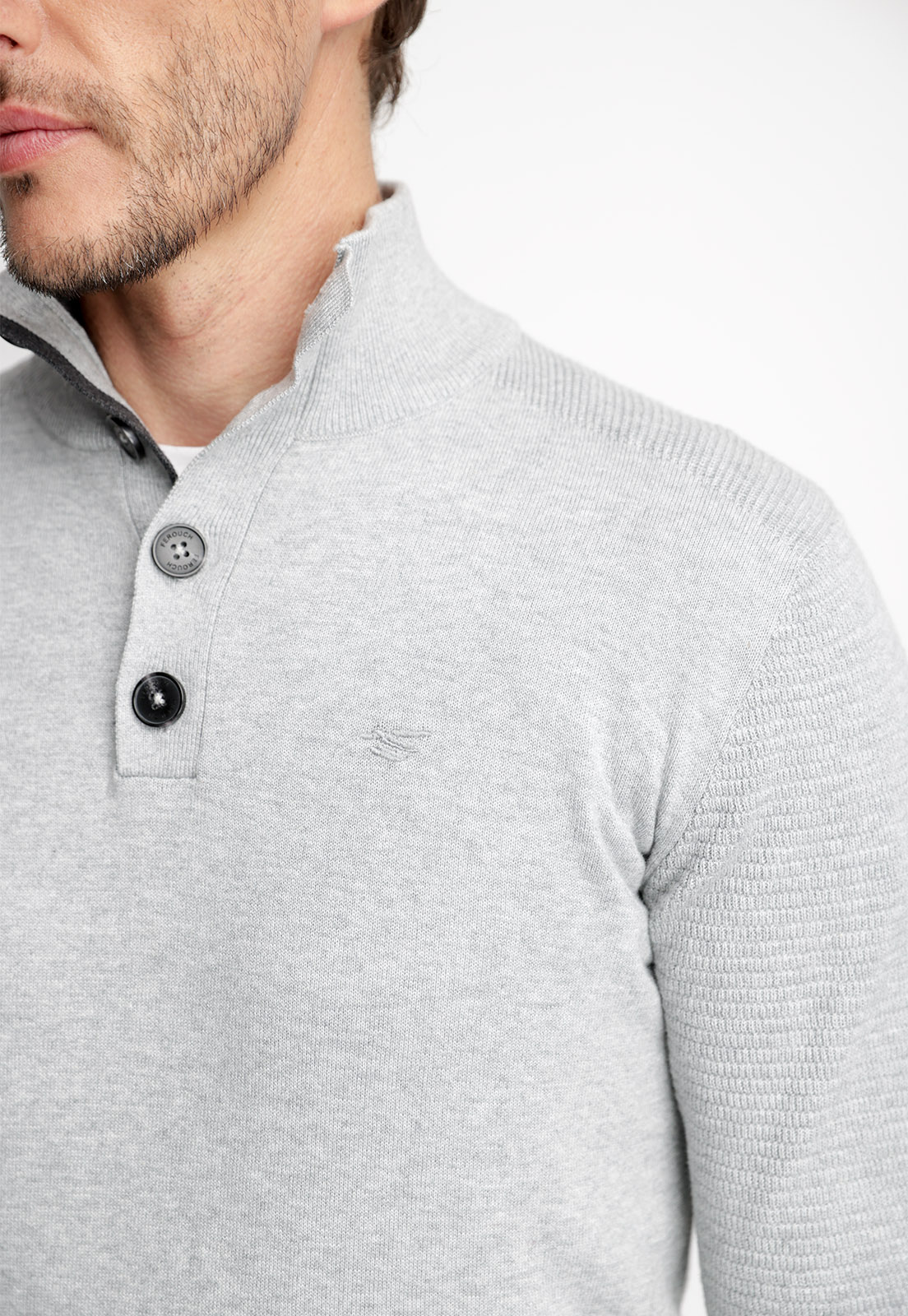 SWEATER KENTUCKY GREY MELANGE - 3