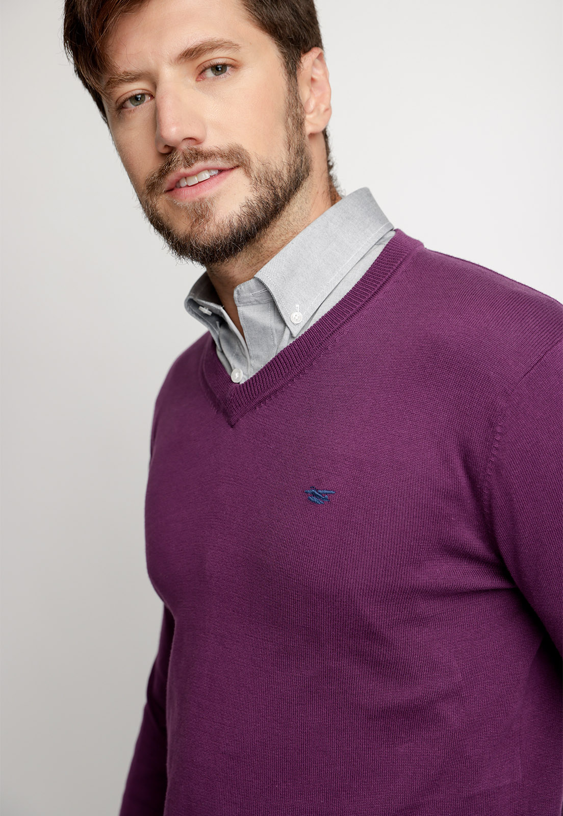 SWEATER SMART CASUAL PURPLE - 3
