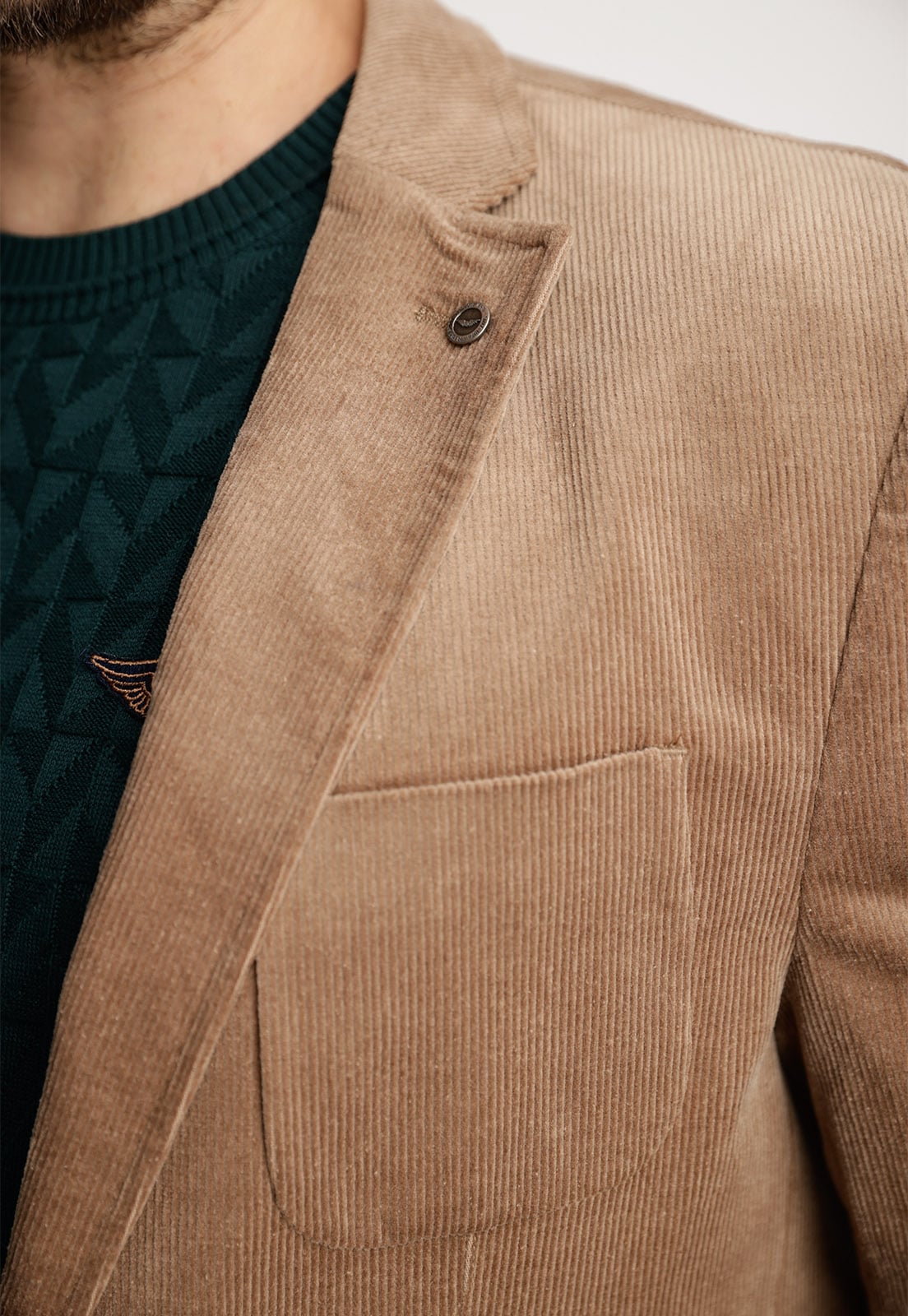 BLAZER CORDUROY ALBANY FJ KHAKI - 3