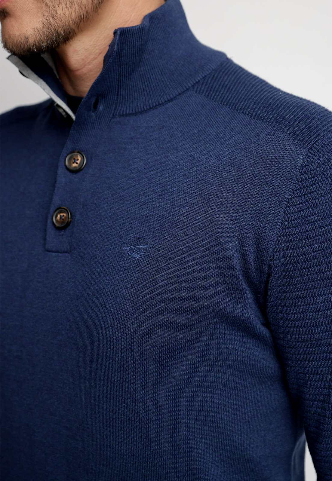 SWEATER KENTUCKY NAVY MELANGE - 3