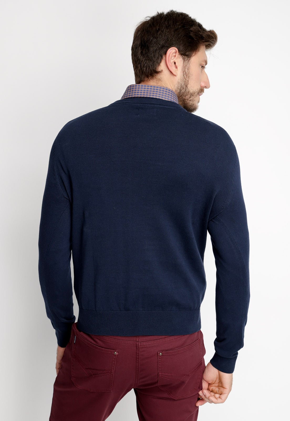 SWEATER SMART CASUAL NAVY FE - 2