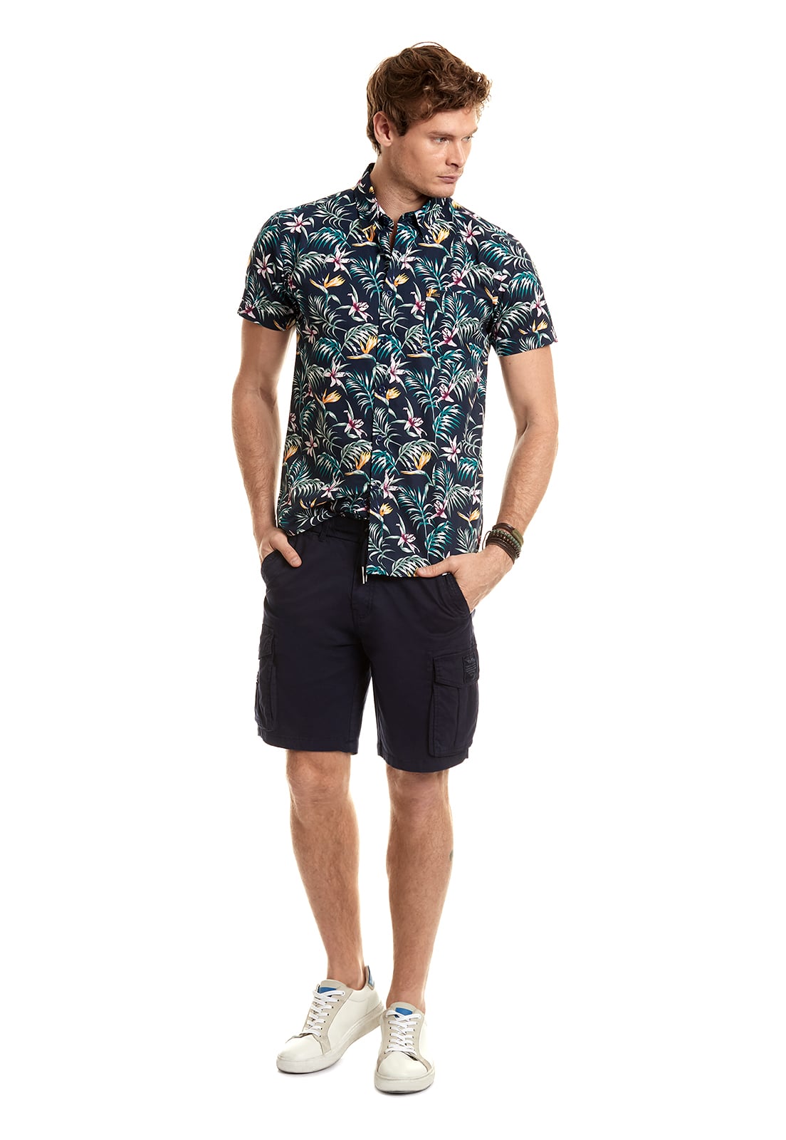 CAMISA ESTAMPADA ANDERSON FJ ORANGE - 2