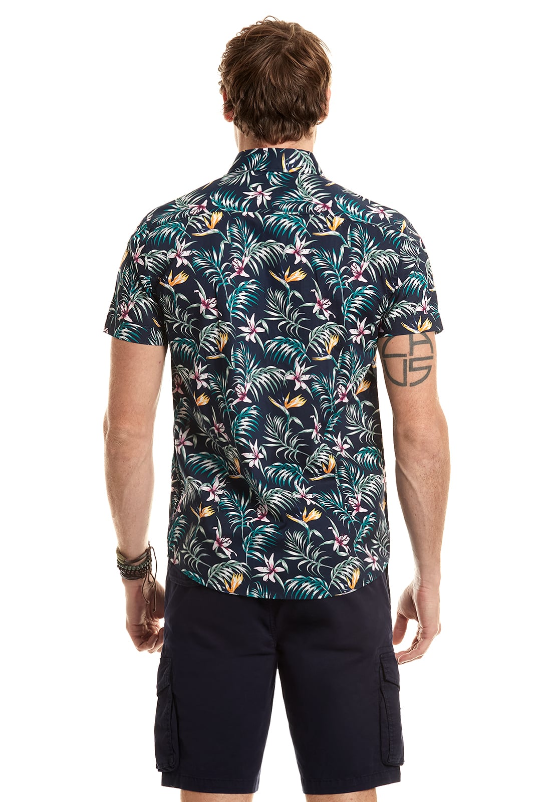 CAMISA ESTAMPADA ANDERSON FJ ORANGE - 3