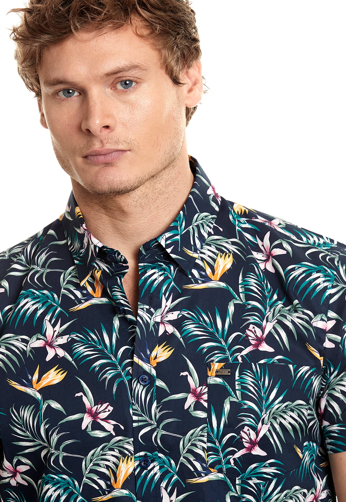 CAMISA ESTAMPADA ANDERSON FJ ORANGE - 4