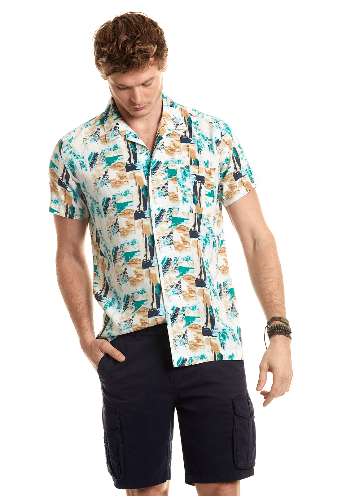 CAMISA ESTAMPADA OKLAHOMA FJ RIVER - 1