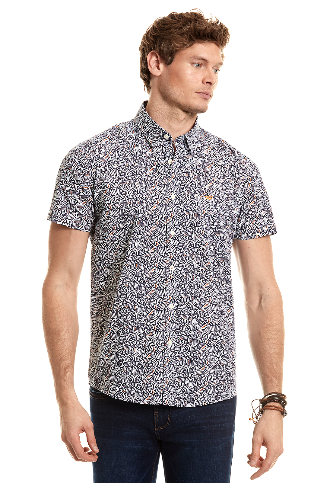 CAMISA ESTAMPADA SAN DIEGO F NAVY - 1