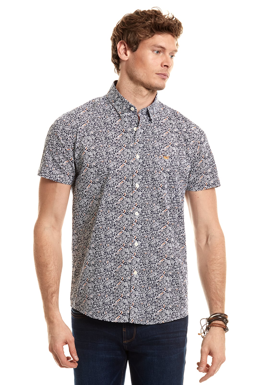 CAMISA ESTAMPADA SAN DIEGO F NAVY - 1