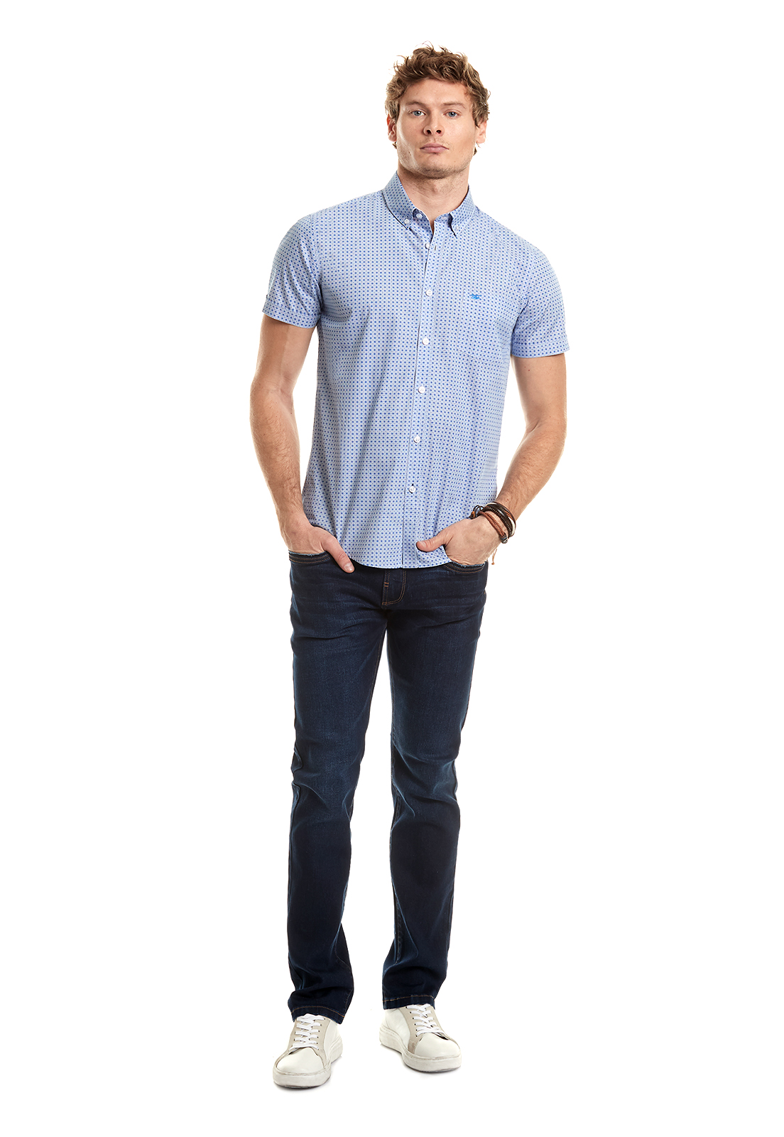 CAMISA ESTAMPADA LOUSIANA F BLUE - 2