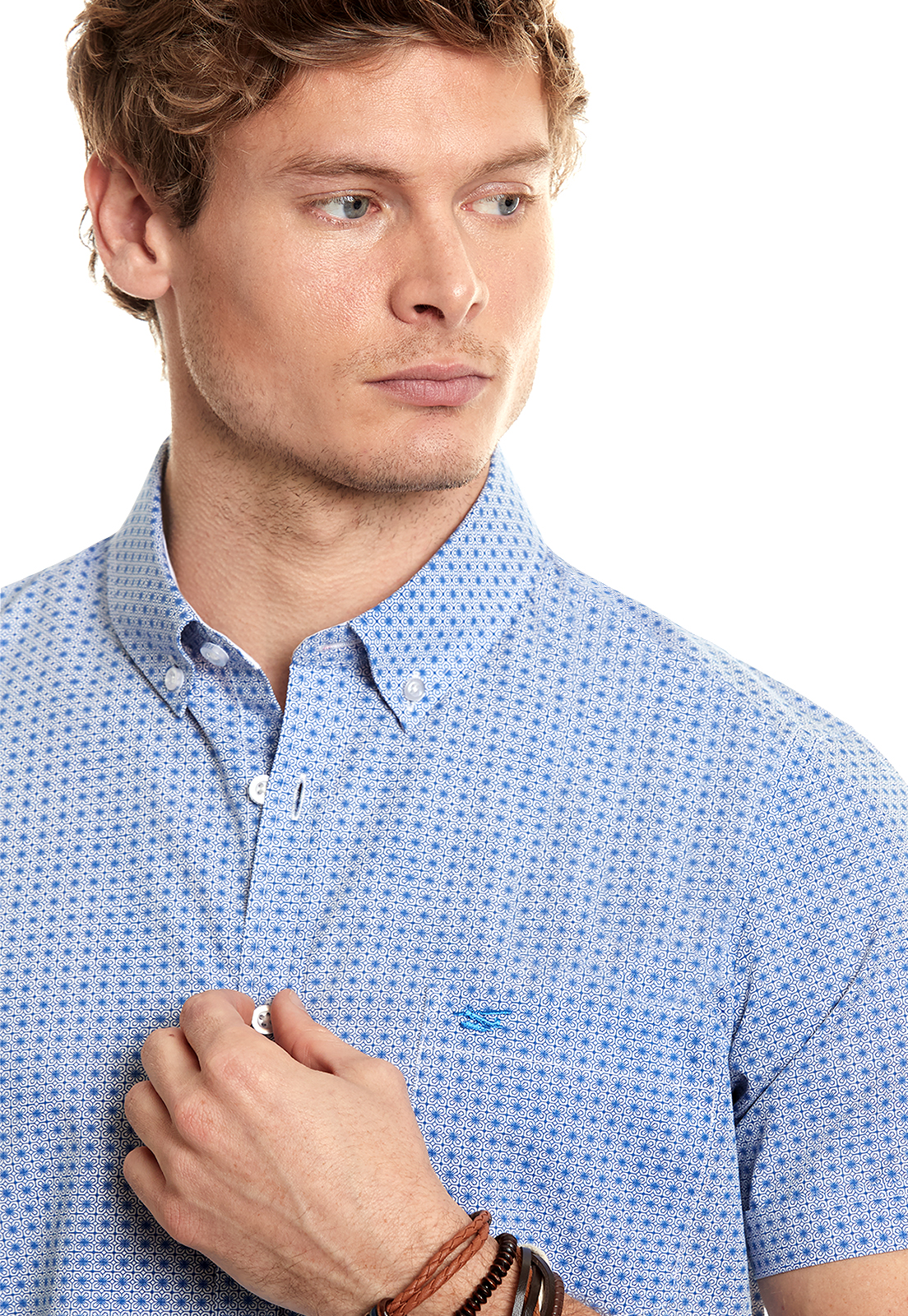CAMISA ESTAMPADA LOUSIANA F BLUE - 4