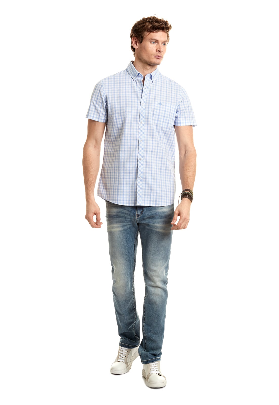 CAMISA CHECKERED ASTORIA F BLUE - 2