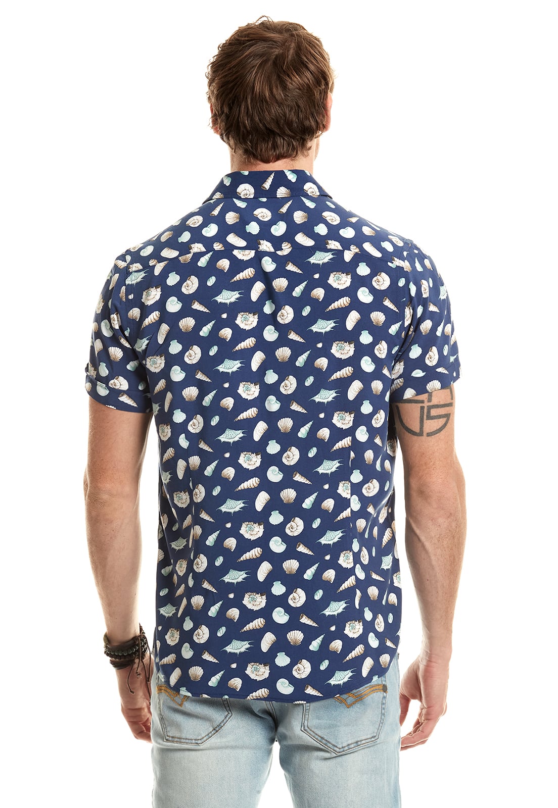 CAMISA ESTAMPADA HAMPTONS FJ NAVY - 3
