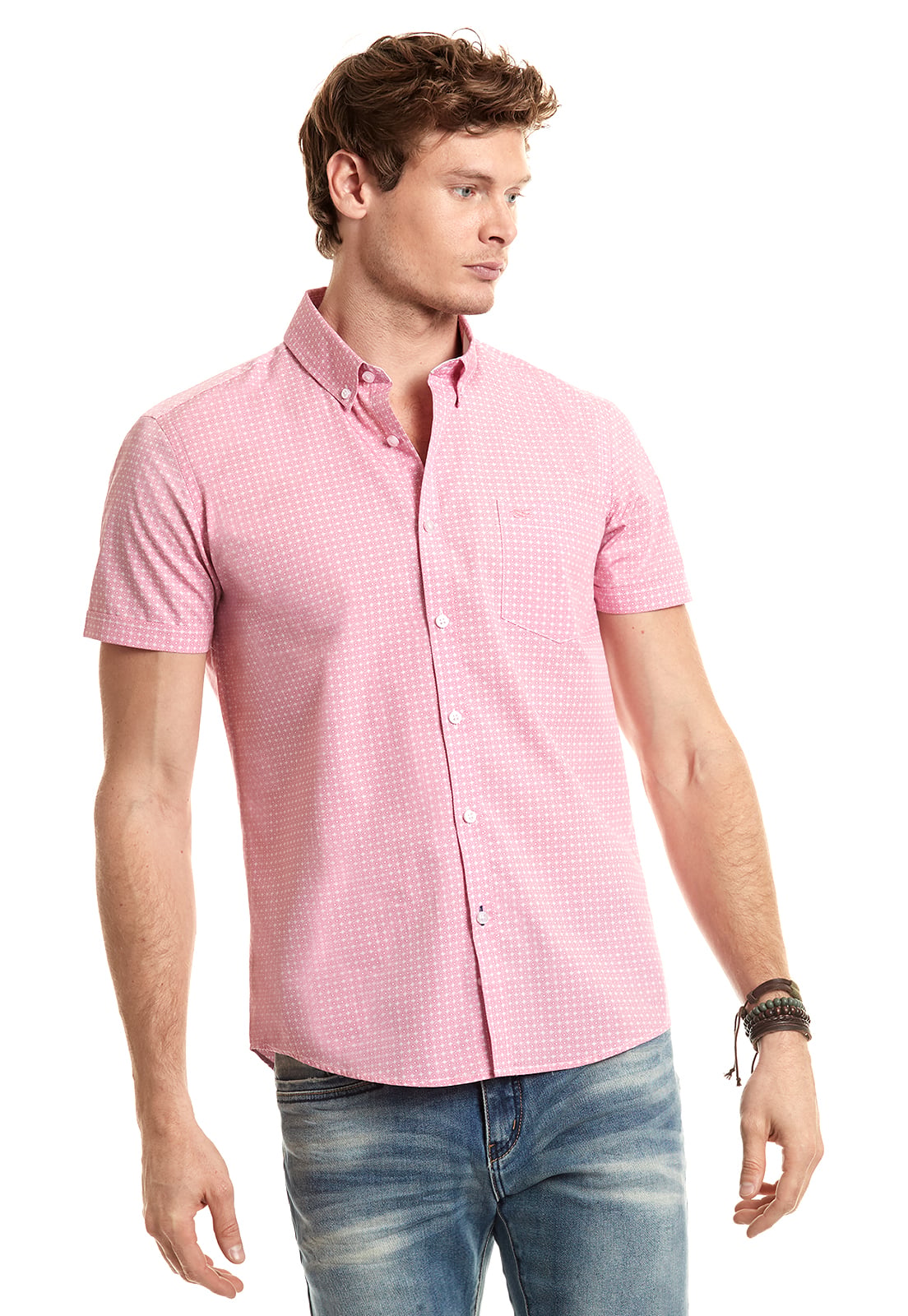 CAMISA ESTAMPADA LOUSIANA F PEACH - 1