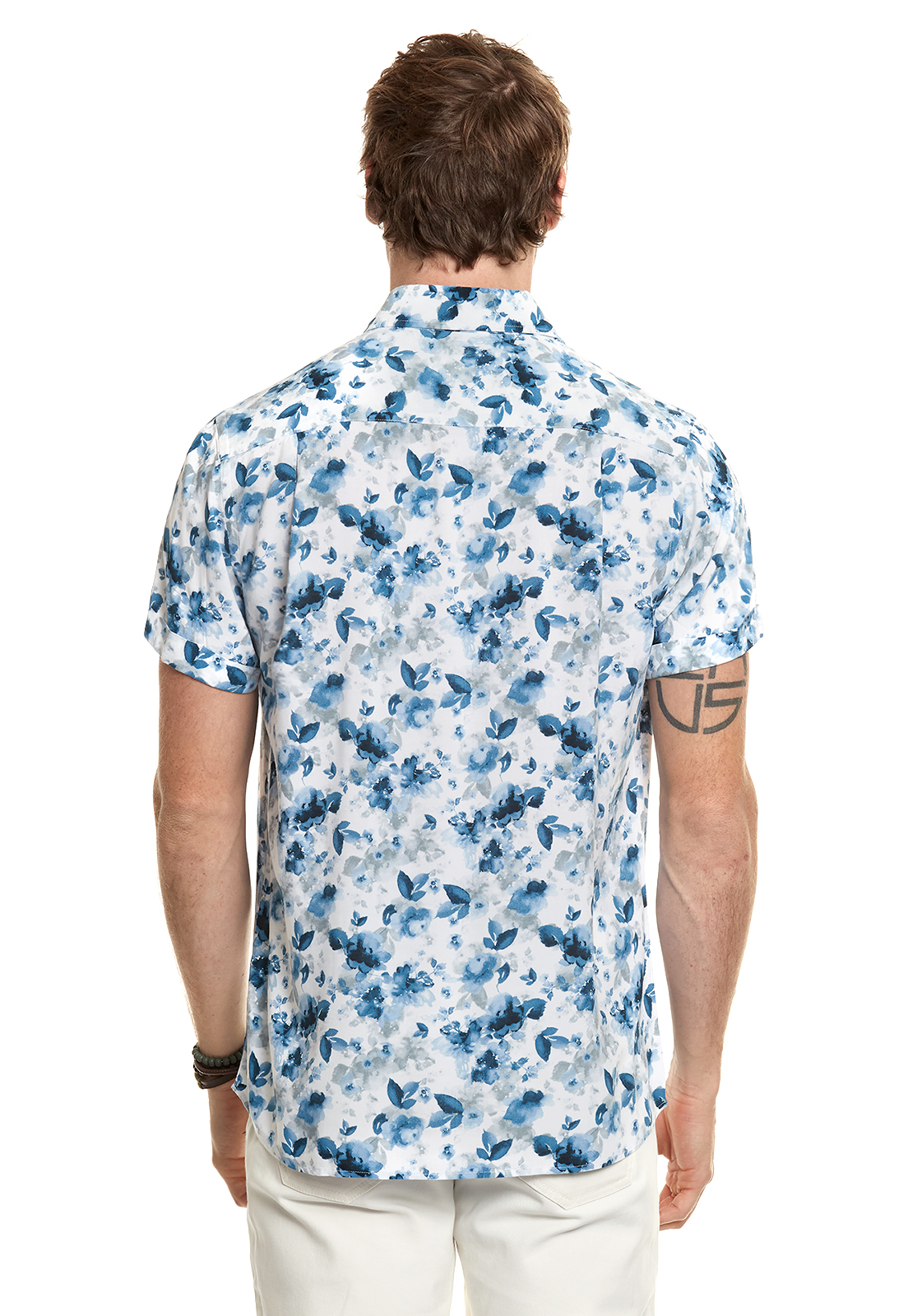 CAMISA ESTAMPADA BROOKLYN FJ WHITE - 3
