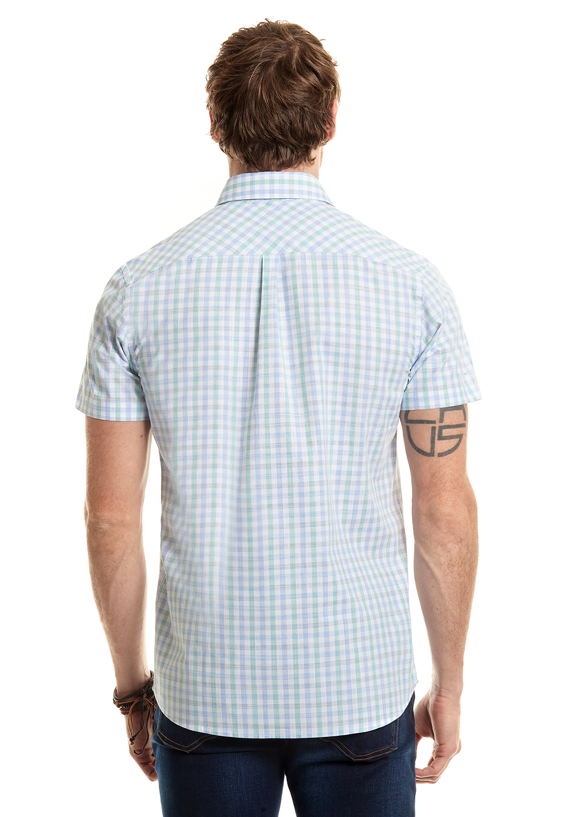 CAMISA CHECKERED ASTORIA F GREEN - 3