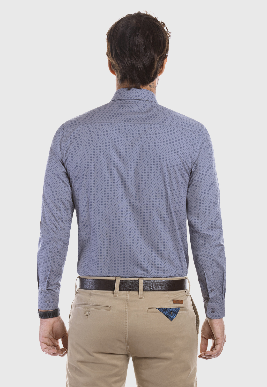 CAMISA BUSINESS FONTANA GREY - 3