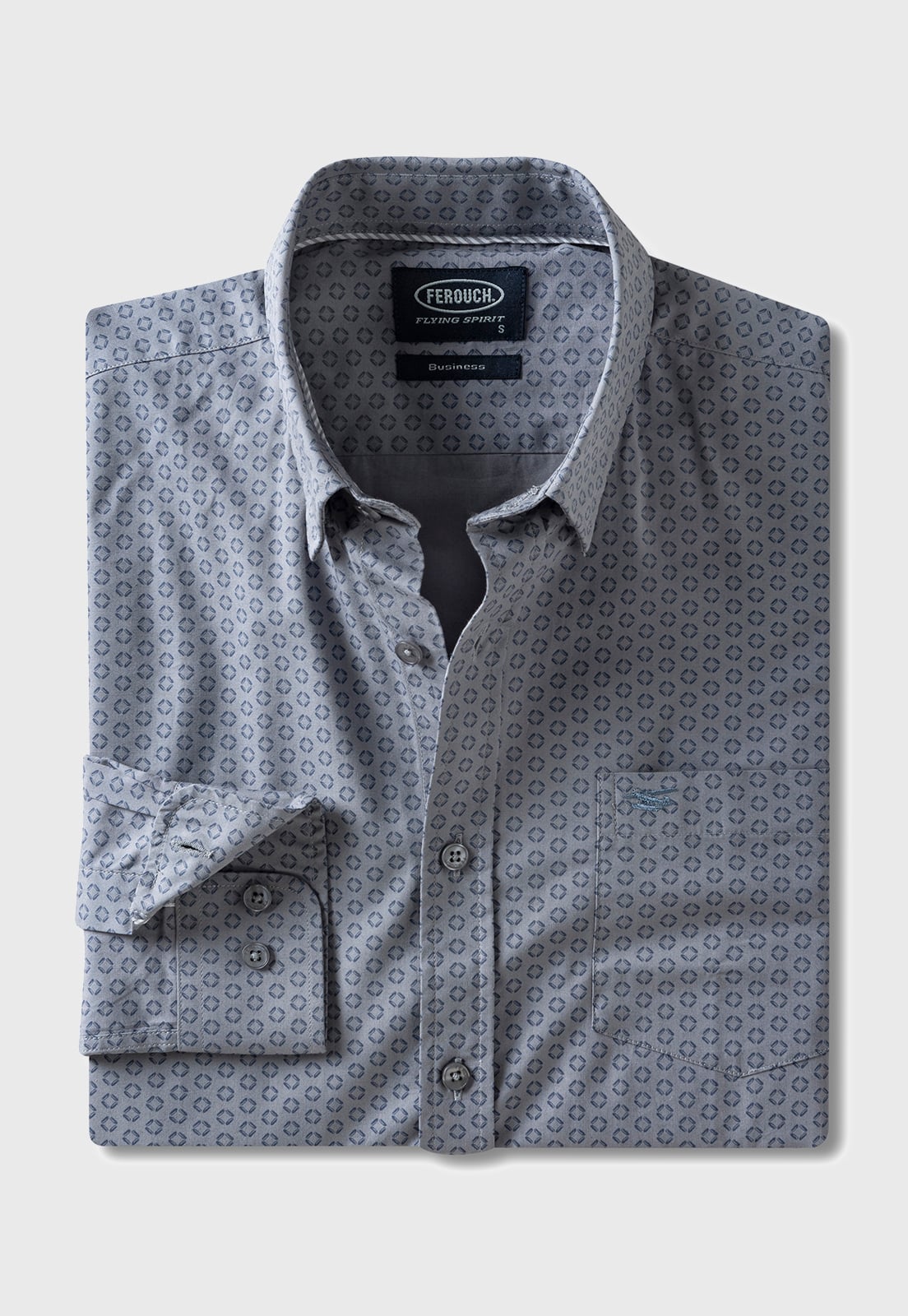 CAMISA BUSINESS FONTANA GREY - 5