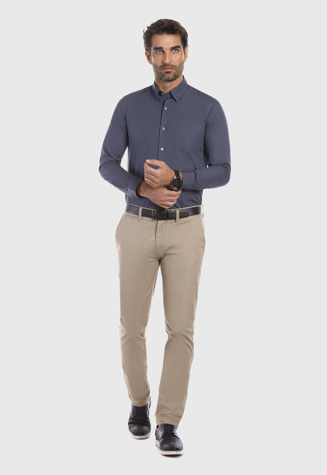 CAMISA BUSINESS PARMA GREY - 2