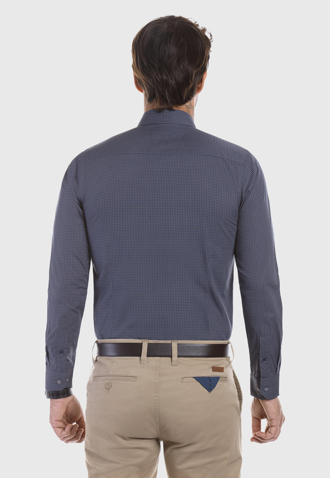 CAMISA BUSINESS PARMA GREY - 3
